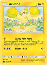 pokemon SM celestial storm oricorio 55 168