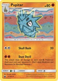 pokemon SM celestial storm pupitar 75 168