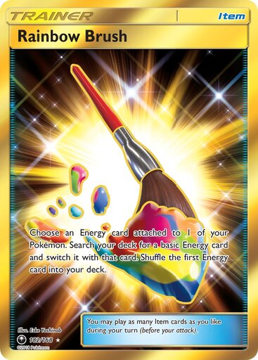 Rainbow Brush 182-168 (SECRET RARE)