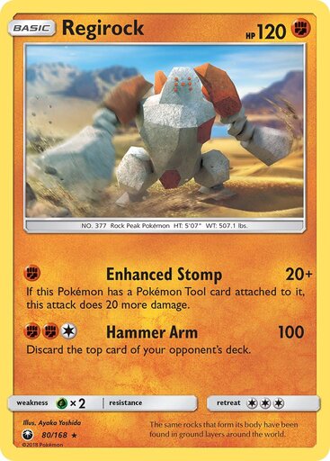 Regirock 80-168 (RH)