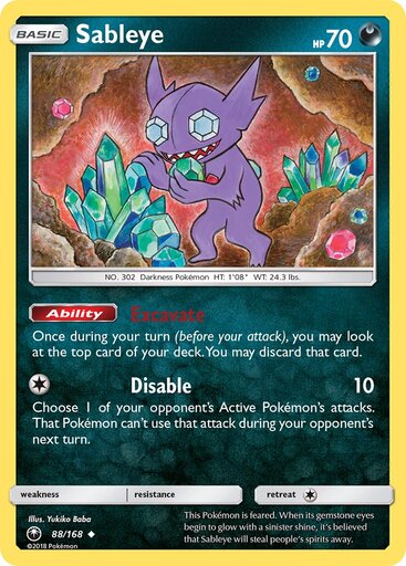 Sableye 88-168 (RH)