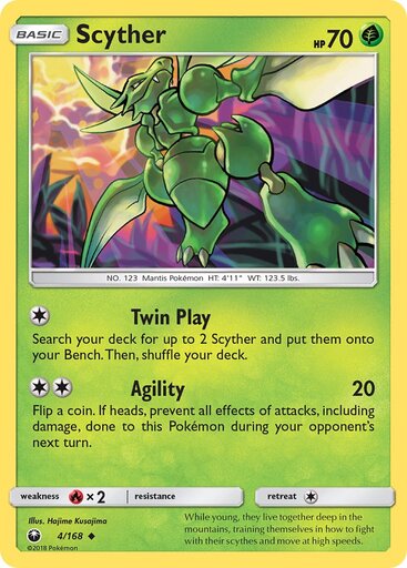 Scyther 4-168 (RH)