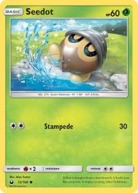 pokemon SM celestial storm seedot 12 168