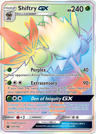 Shiftry GX 169-168 (RAINBOW)