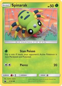 pokemon SM celestial storm spinarak 5 168 rh