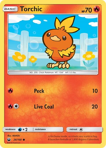 Torchic 26-168 (RH)