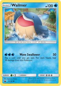 pokemon SM celestial storm wailmer 39 168