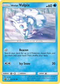 pokemon alternate cards alolan vulpix 21a 145