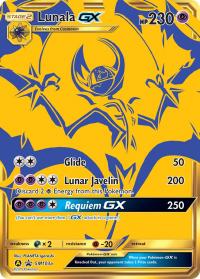 pokemon alternate cards lunala gx sm103a