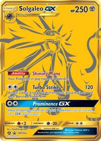 pokemon alternate cards solgaleo gx sm104a