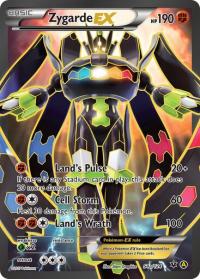 pokemon alternate cards zygarde ex 54a 124