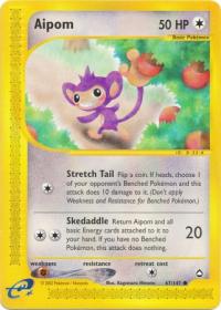 pokemon aquapolis aipom 67 147 rh