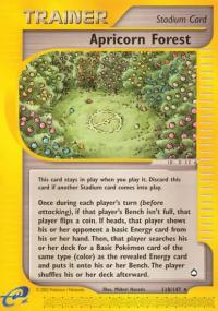 pokemon aquapolis apricorn forest 118 147 rh