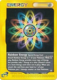 pokemon aquapolis rainbow energy 144 147