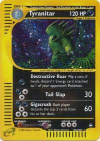 pokemon aquapolis tyranitar h28 h32