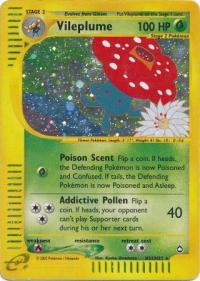 pokemon aquapolis vileplume h31 h32