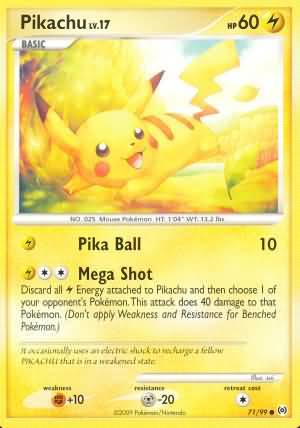 Pikachu 71-99