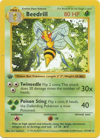 Beedrill 17-102 1st edition