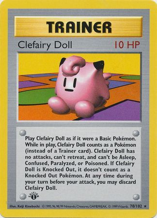 Clefairy Doll 70-102 1st edition