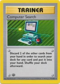 pokemon base set 1st edition computer search 71 102 1st edition