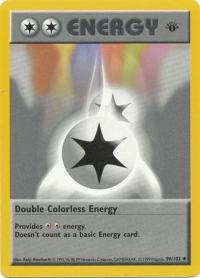 pokemon base set 1st edition double colorless energy 96 102 1st edition