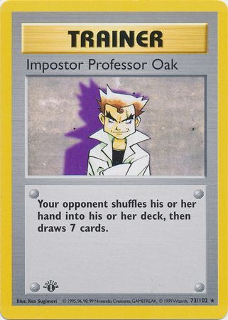Impostor Professor Oak 73-102 1st edition