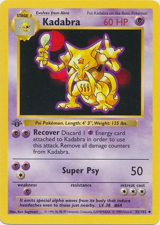 Kadabra 32-102 1st edition