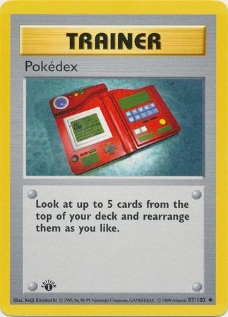 Pokedex 87-102 1st edition