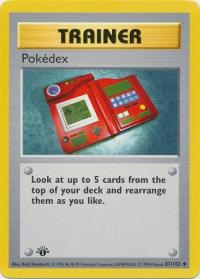 pokemon base set 1st edition pokedex 87 102 1st edition