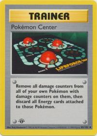 pokemon base set 1st edition pokemon center 85 102 1st edition