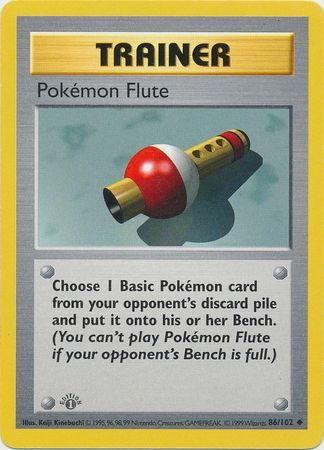 Pokemon Flute 86-102 1st edition