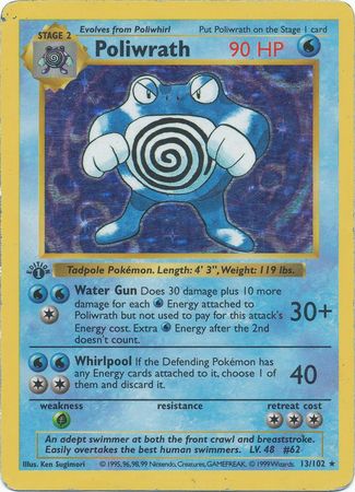 Poliwrath 13-102 1st edition