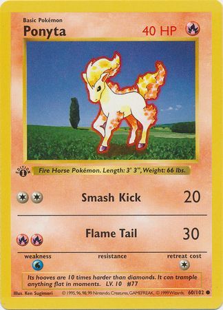 Ponyta 60-102 1st edition