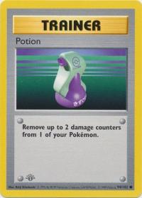 pokemon base set 1st edition potion 94 102 1st edition