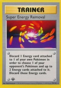 pokemon base set 1st edition super energy removal 79 102 1st edition