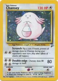 pokemon base set 2 chansey 3 130