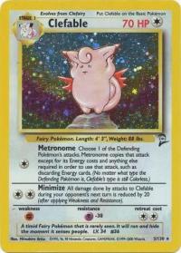 pokemon base set 2 clefable 5 130