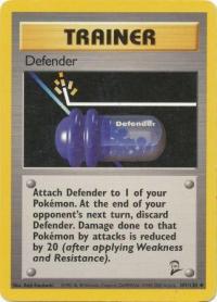 pokemon base set 2 defender 109 130