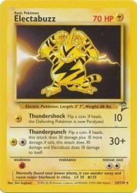 pokemon base set 2 electabuzz 24 130