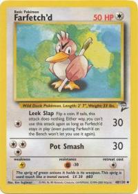 pokemon base set 2 farfetch d 40 130