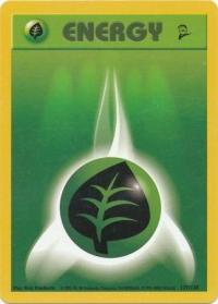 pokemon base set 2 grass energy 127 130