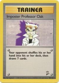 pokemon base set 2 impostor professor oak 102 130