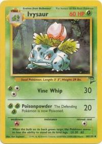 pokemon base set 2 ivysaur 44 130