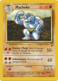 pokemon base set 2 machoke 49 130