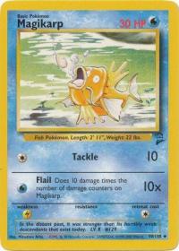 pokemon base set 2 magikarp 50 130