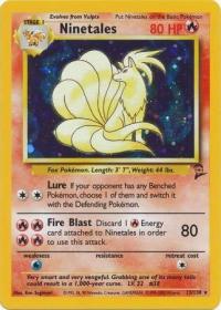 pokemon base set 2 ninetales 13 130