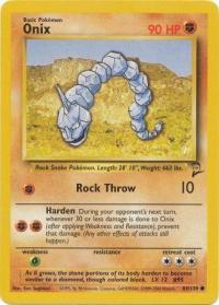 pokemon base set 2 onix 84 130