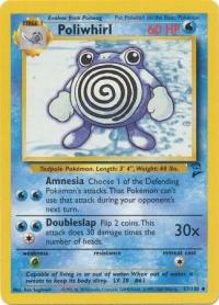 pokemon base set 2 poliwhirl 57 130