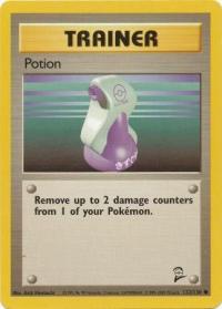 pokemon base set 2 potion 122 130