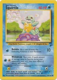 pokemon base set 2 squirtle 93 130